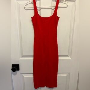 Red Midi Dress
